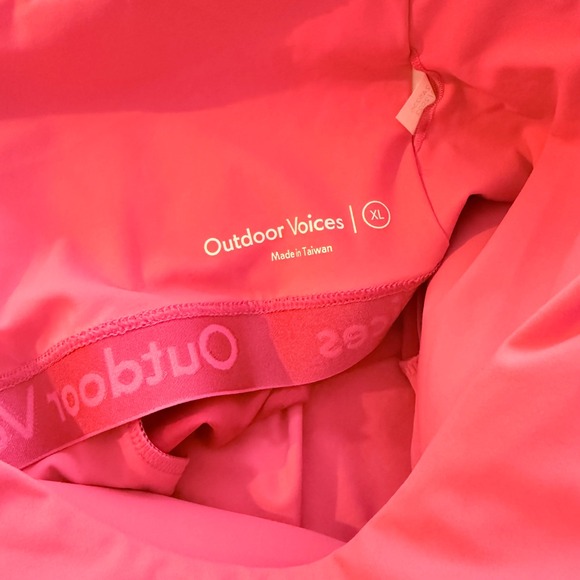 Outdoor Voices One Shoulder Dress‎ Azalea/Ruby XL NWT - Picture 6 of 9